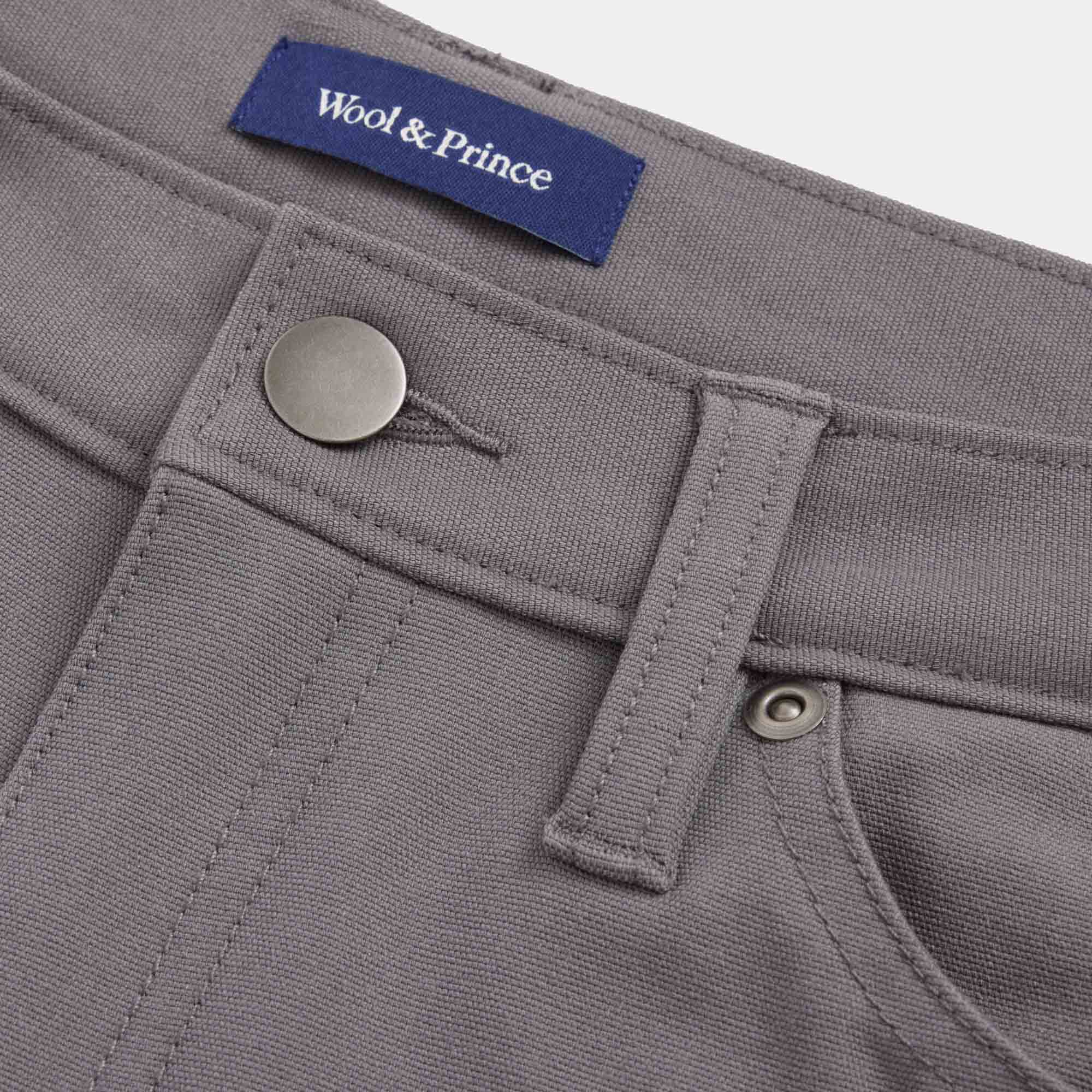 Stretch Canvas 5-Pocket Trouser