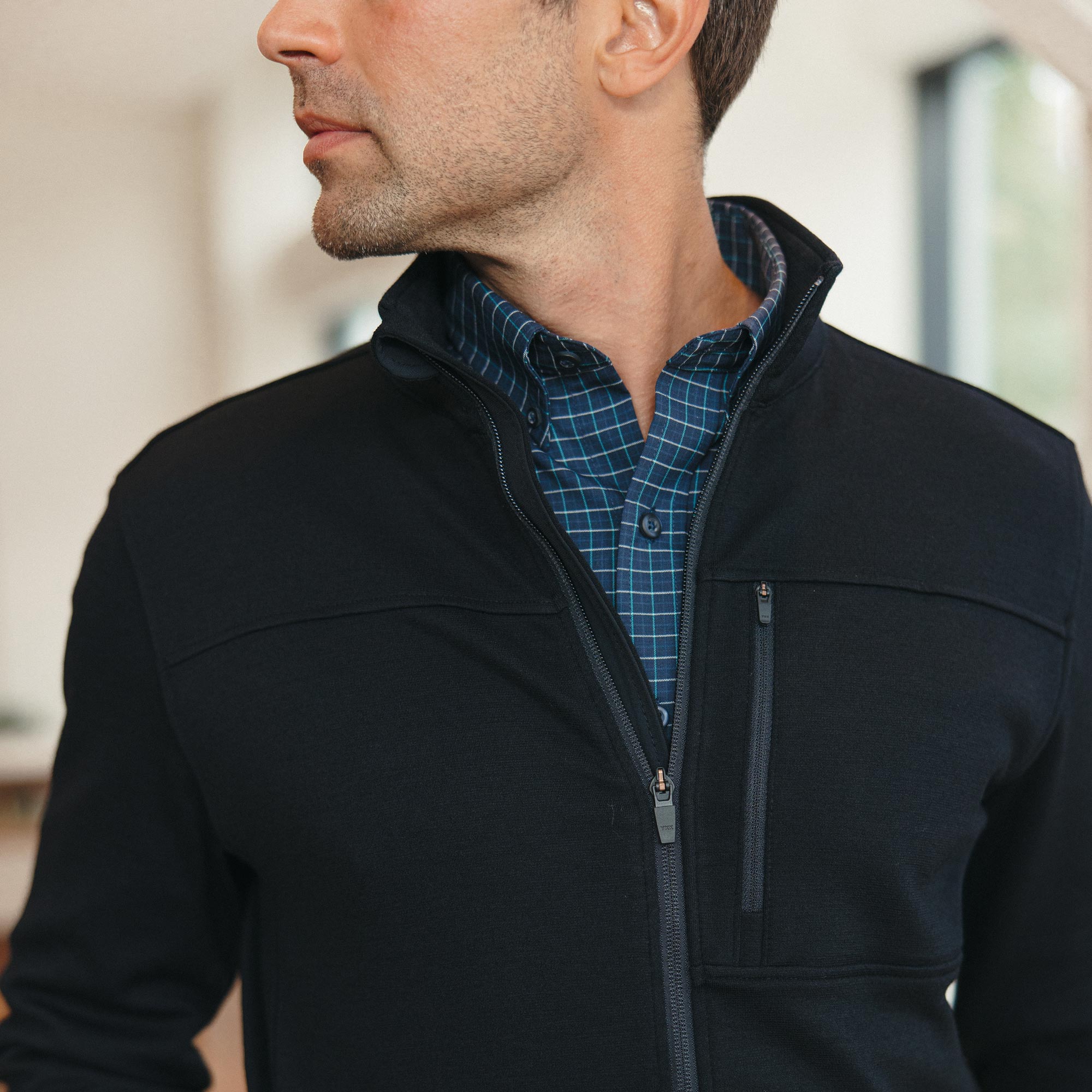 Ponte Full-Zip Jacket