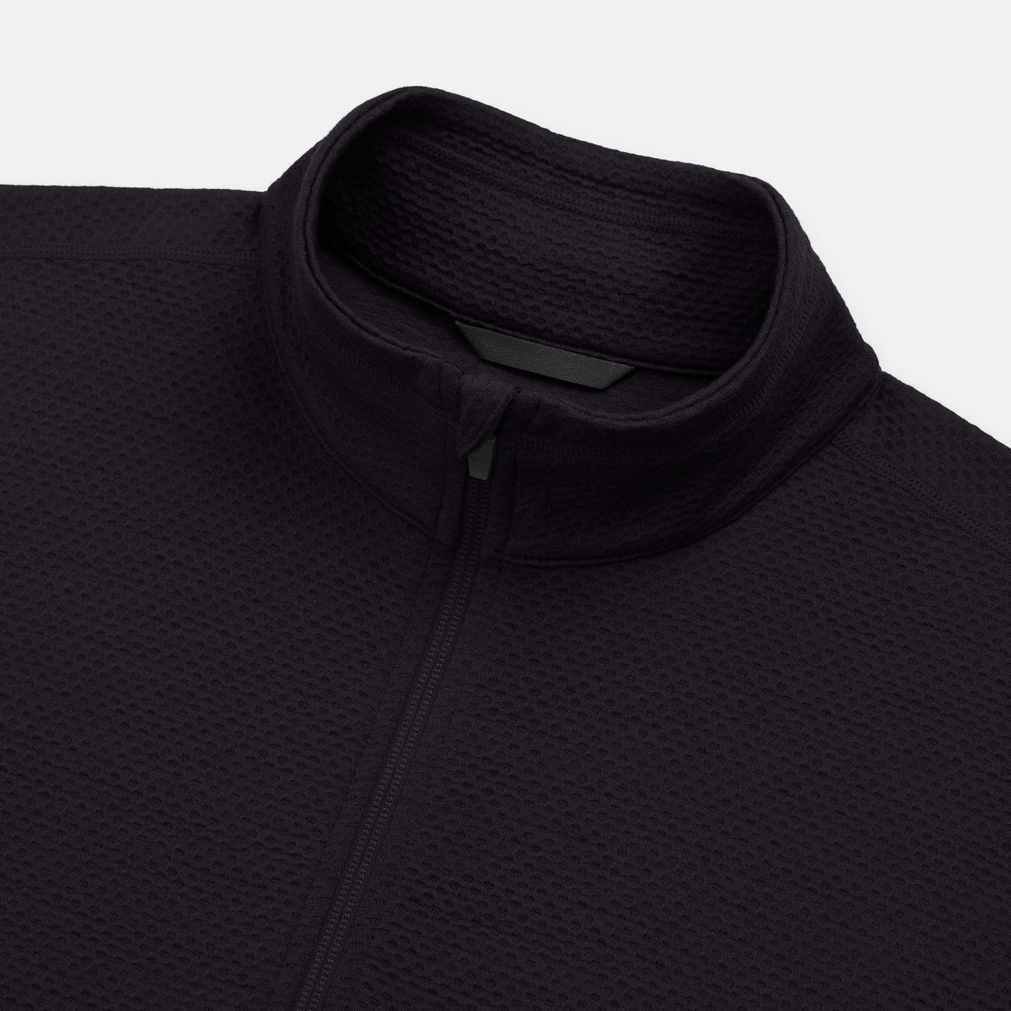 Honeycomb Waffle Quarter-zip