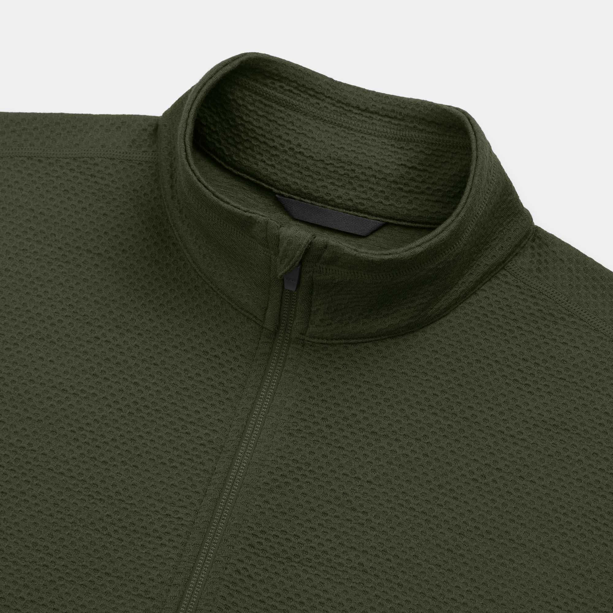 Honeycomb Waffle Quarter-zip