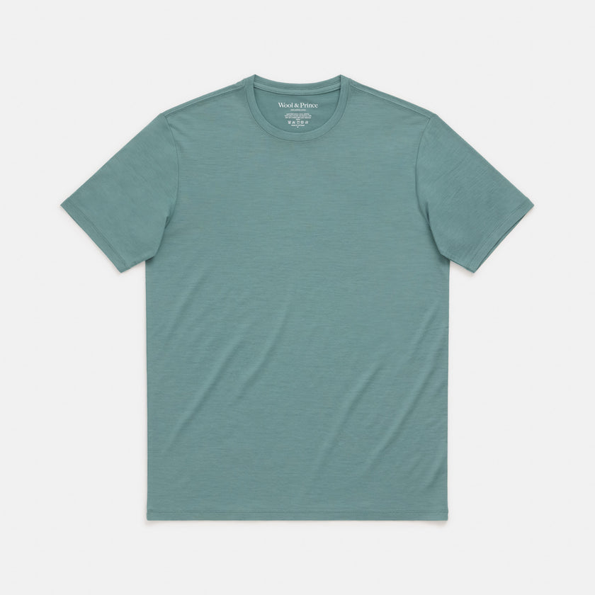 100% Wool Crew Neck Tee