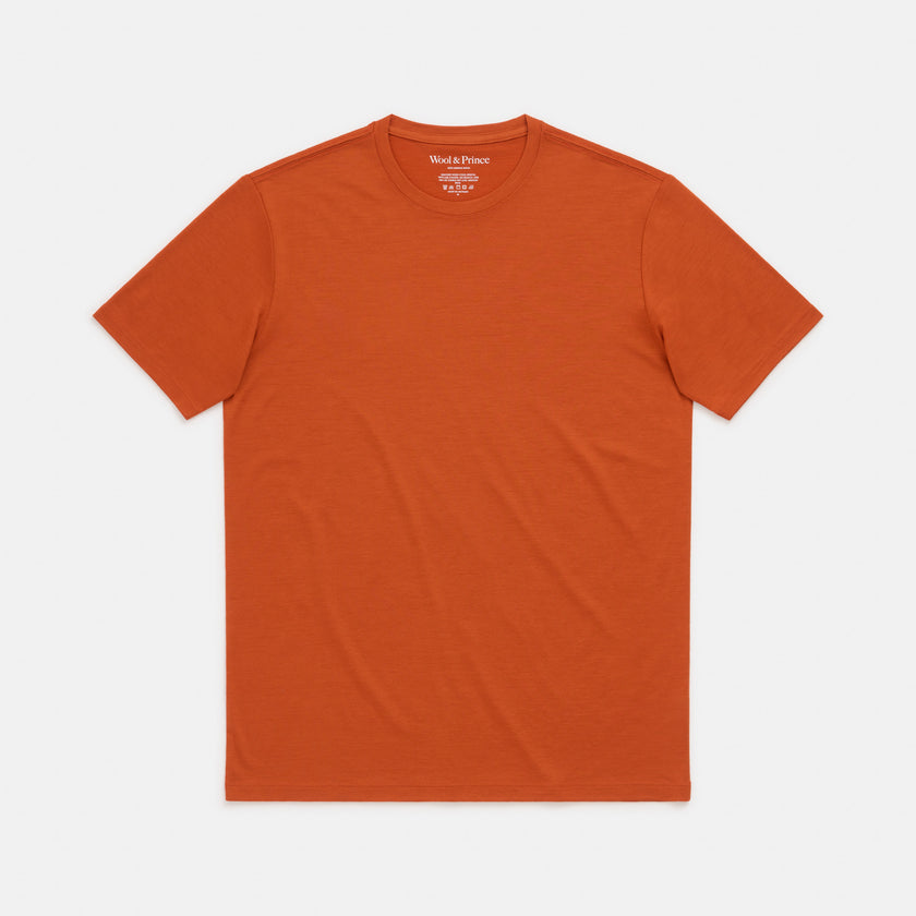 100% Wool Crew Neck Tee