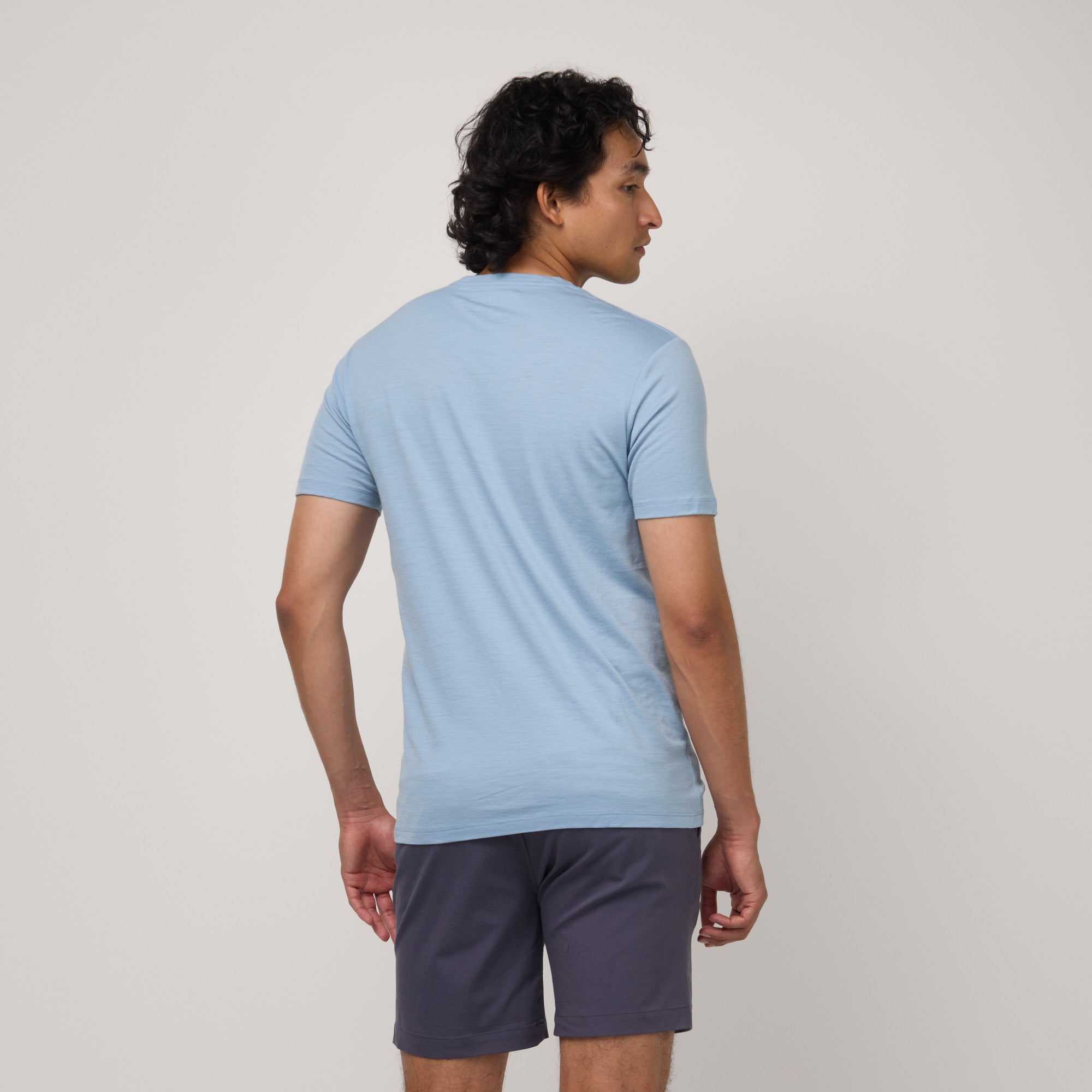 100% Wool Crew Neck Tee