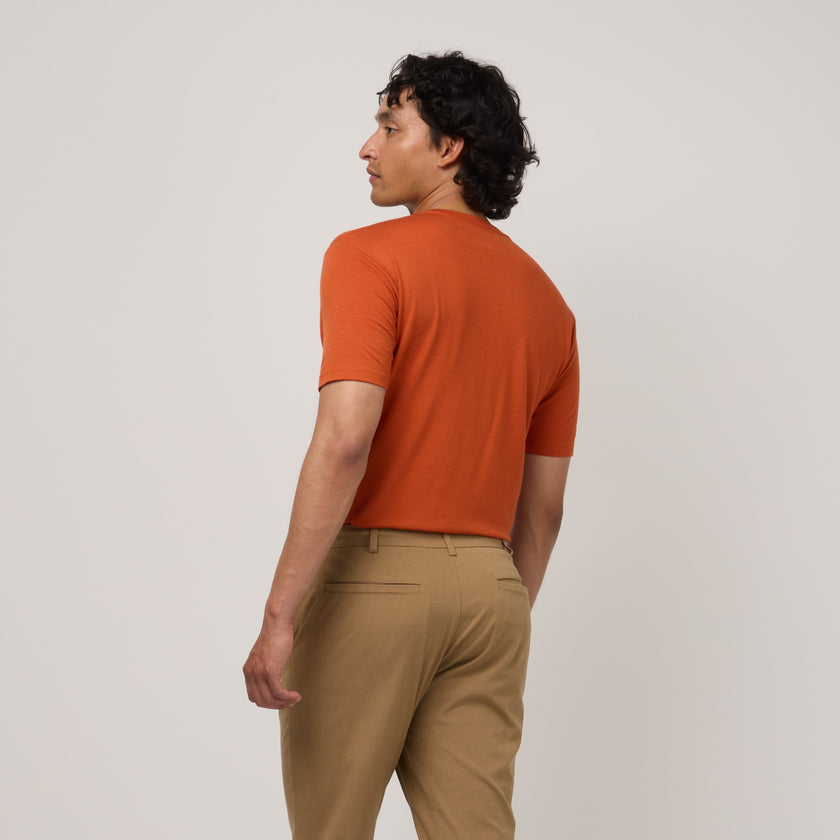 100% Wool Crew Neck Tee