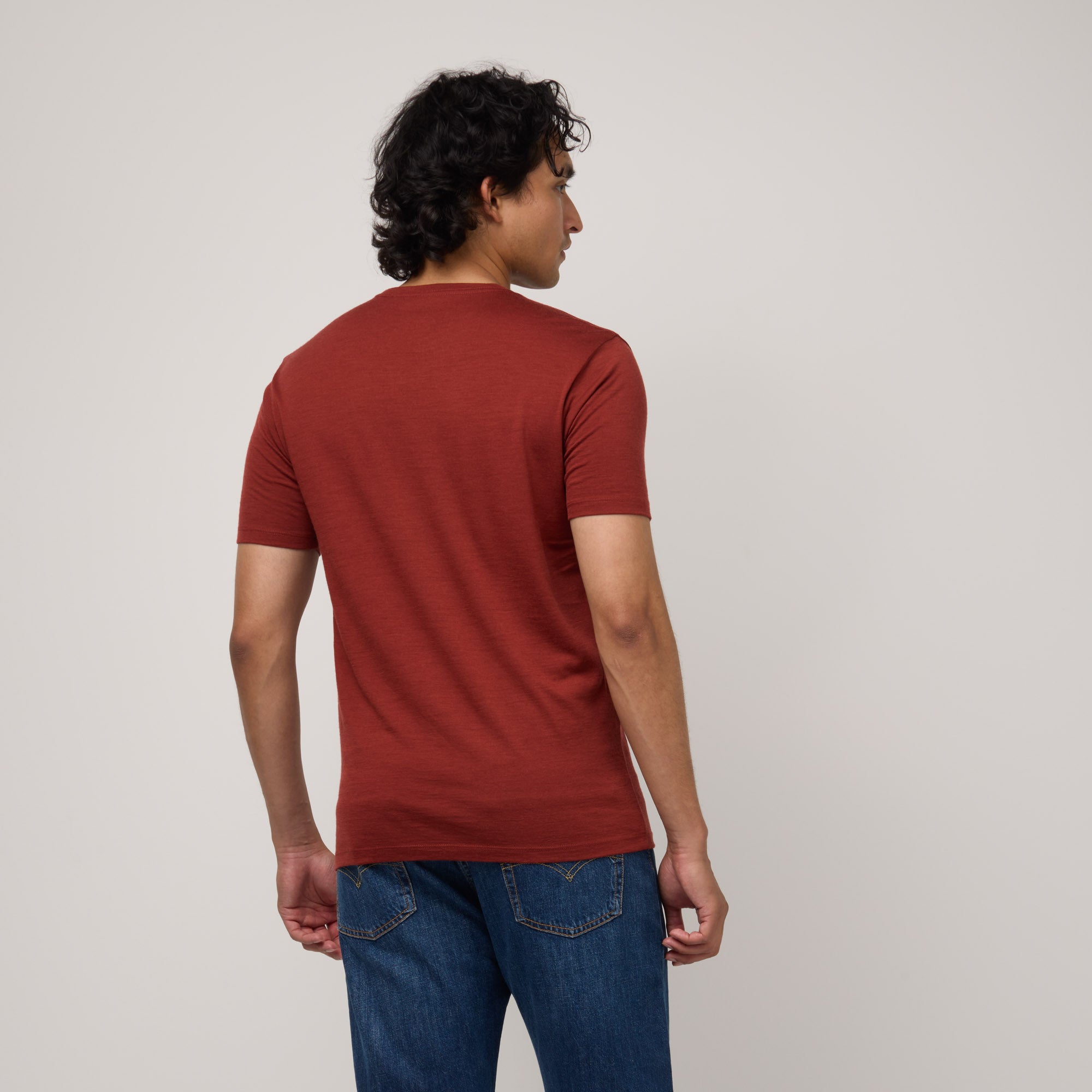 100% Wool Crew Neck Tee