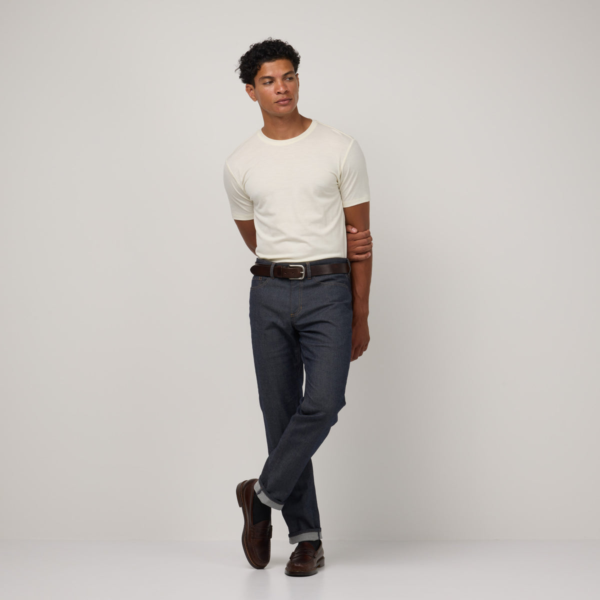 model-spec:Nico is 180cm, and wears size 32x32