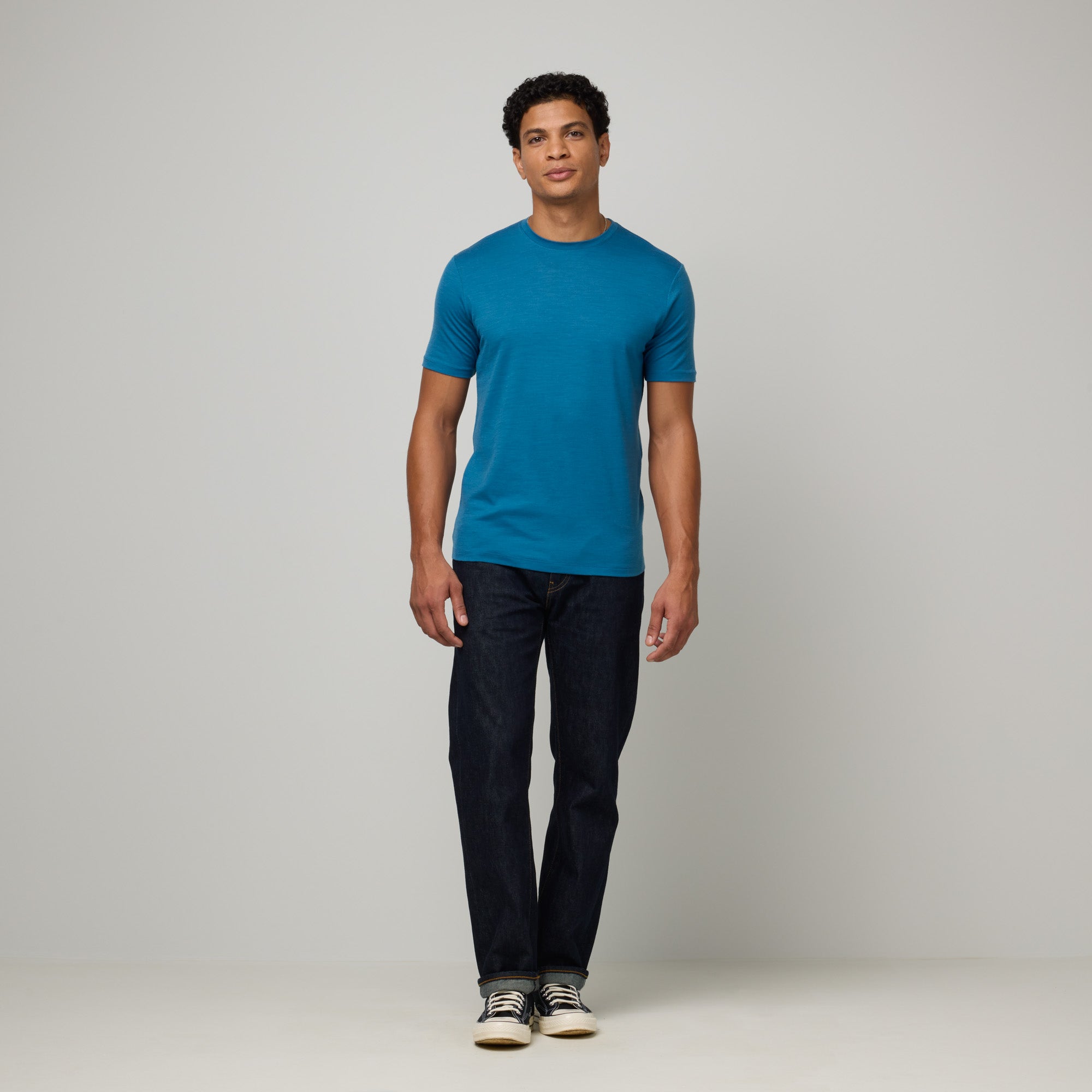 100% Wool Crew Neck Tee