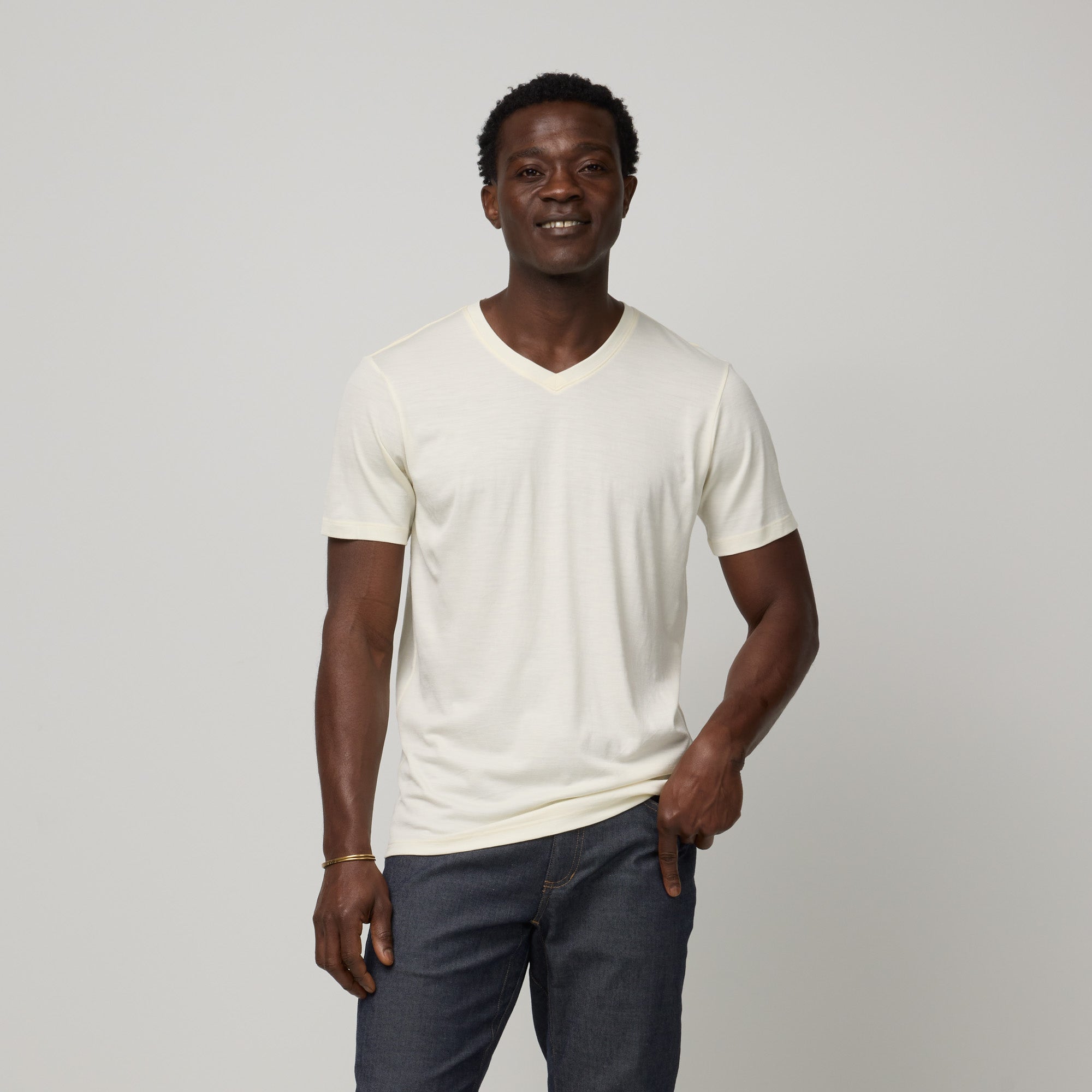 model-spec:Kojo is 183cm and wears size M