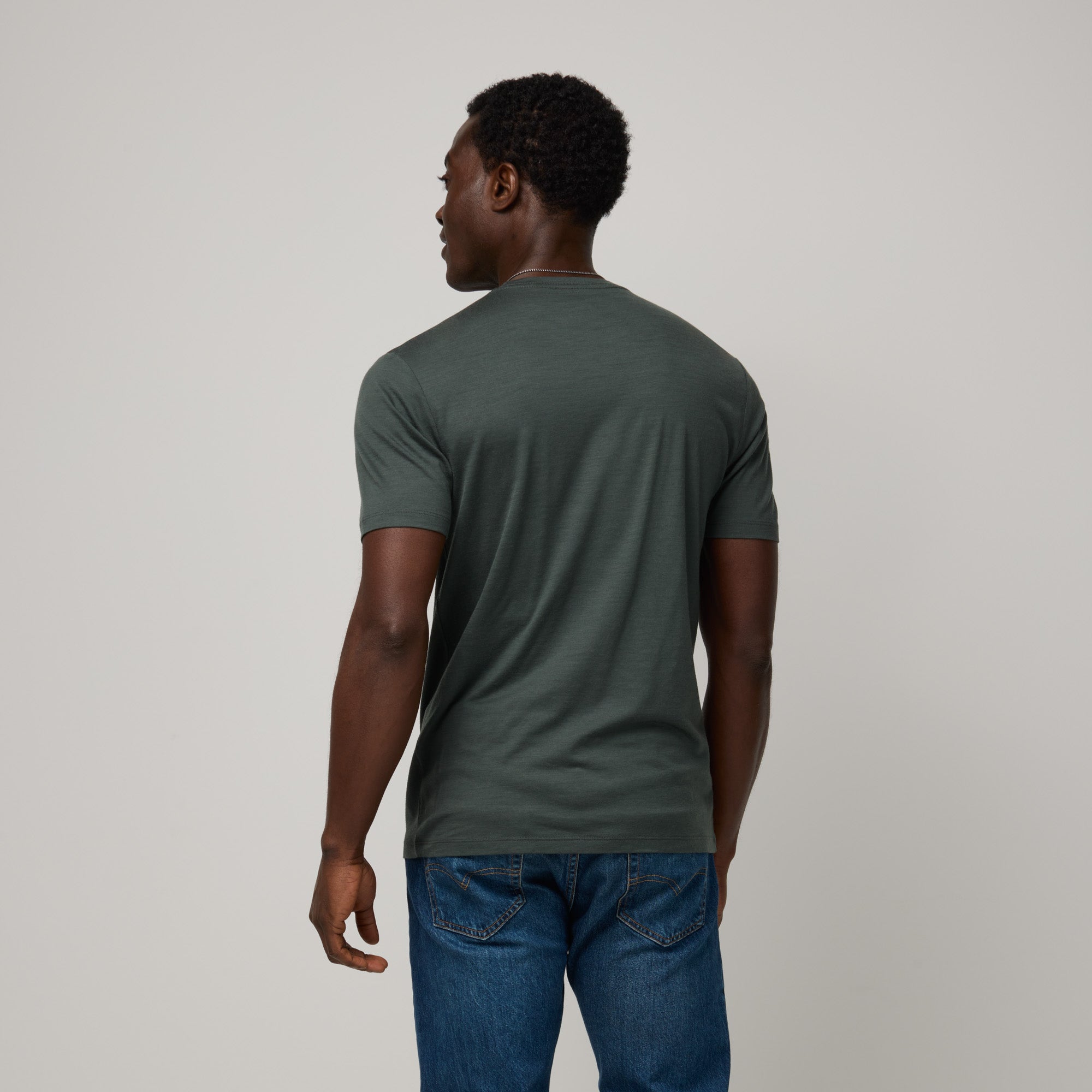100% Wool Crew Neck Tee