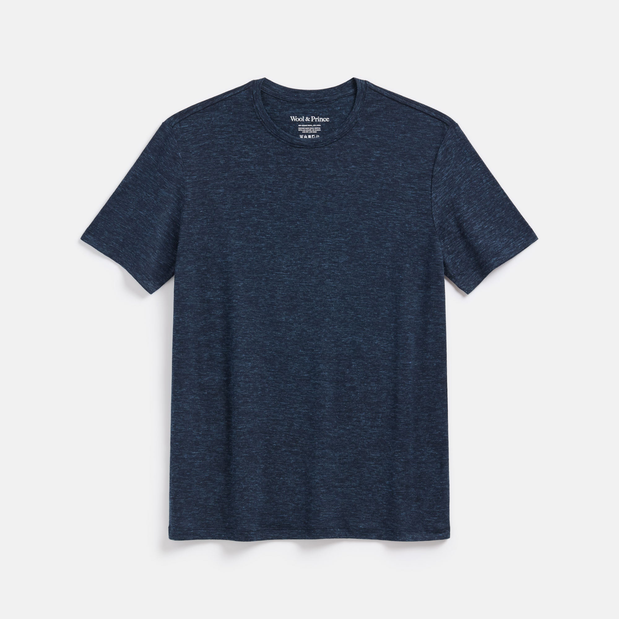 Wool Linen Crew Neck Tee