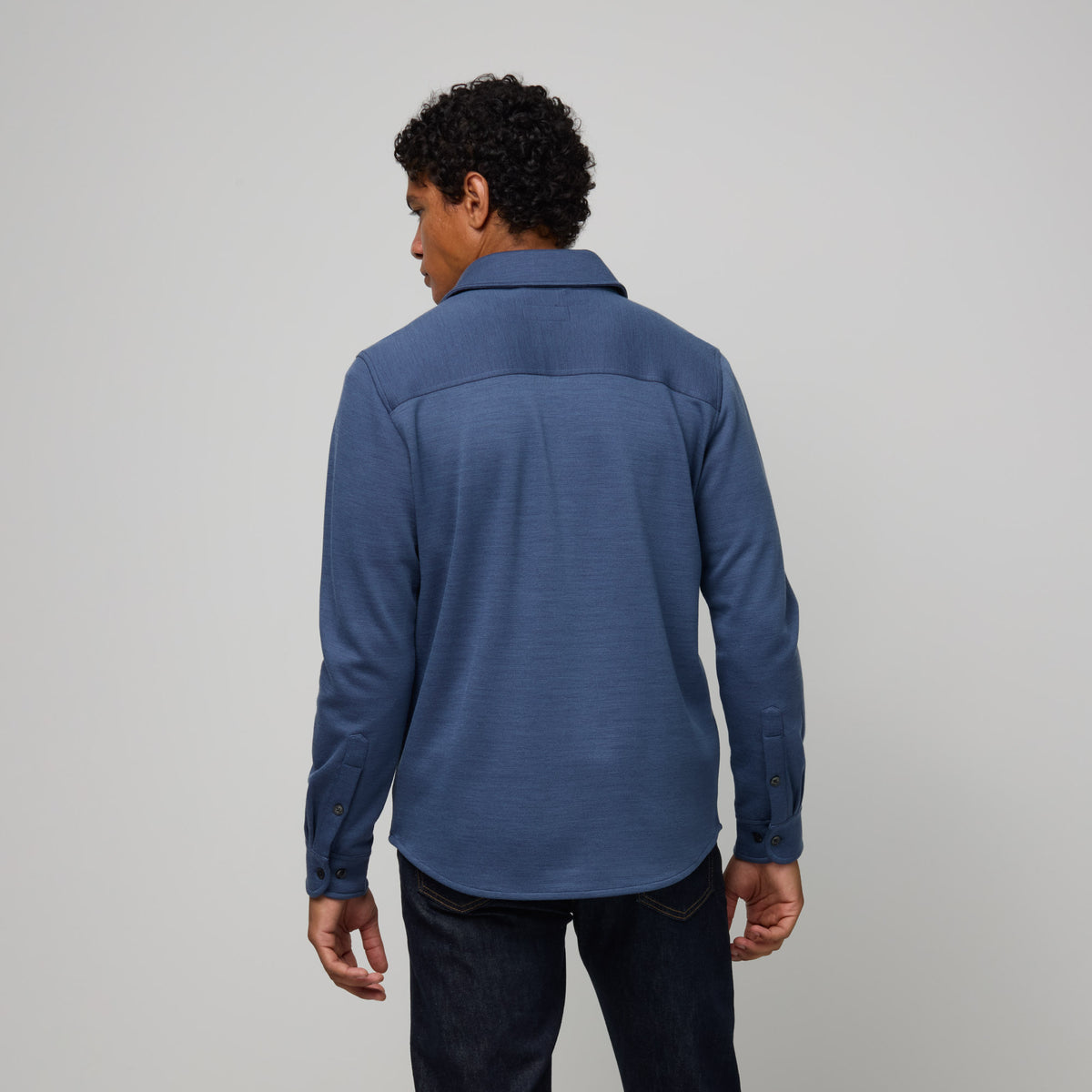 Midweight Pique Button-Down Shirt