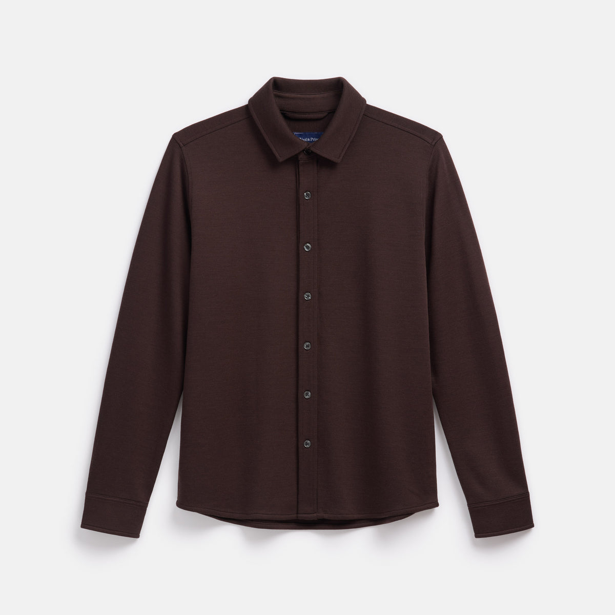 Midweight Pique Button-Down Shirt