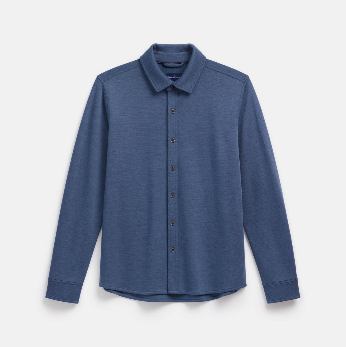 Midweight Pique Button-Down Shirt