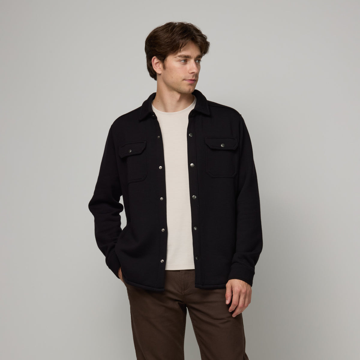 Brushback Shacket