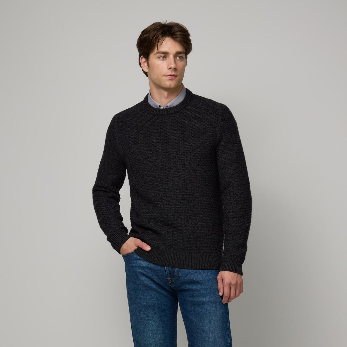 model-spec:Tristen is 188cm, and wears a size M