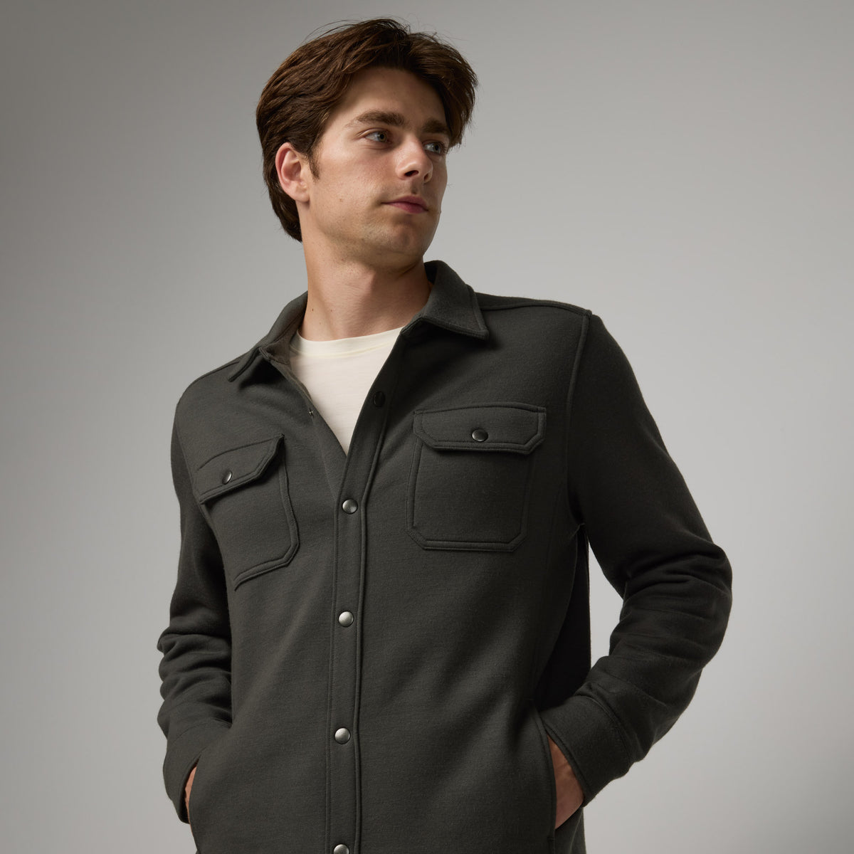 Brushback Shacket