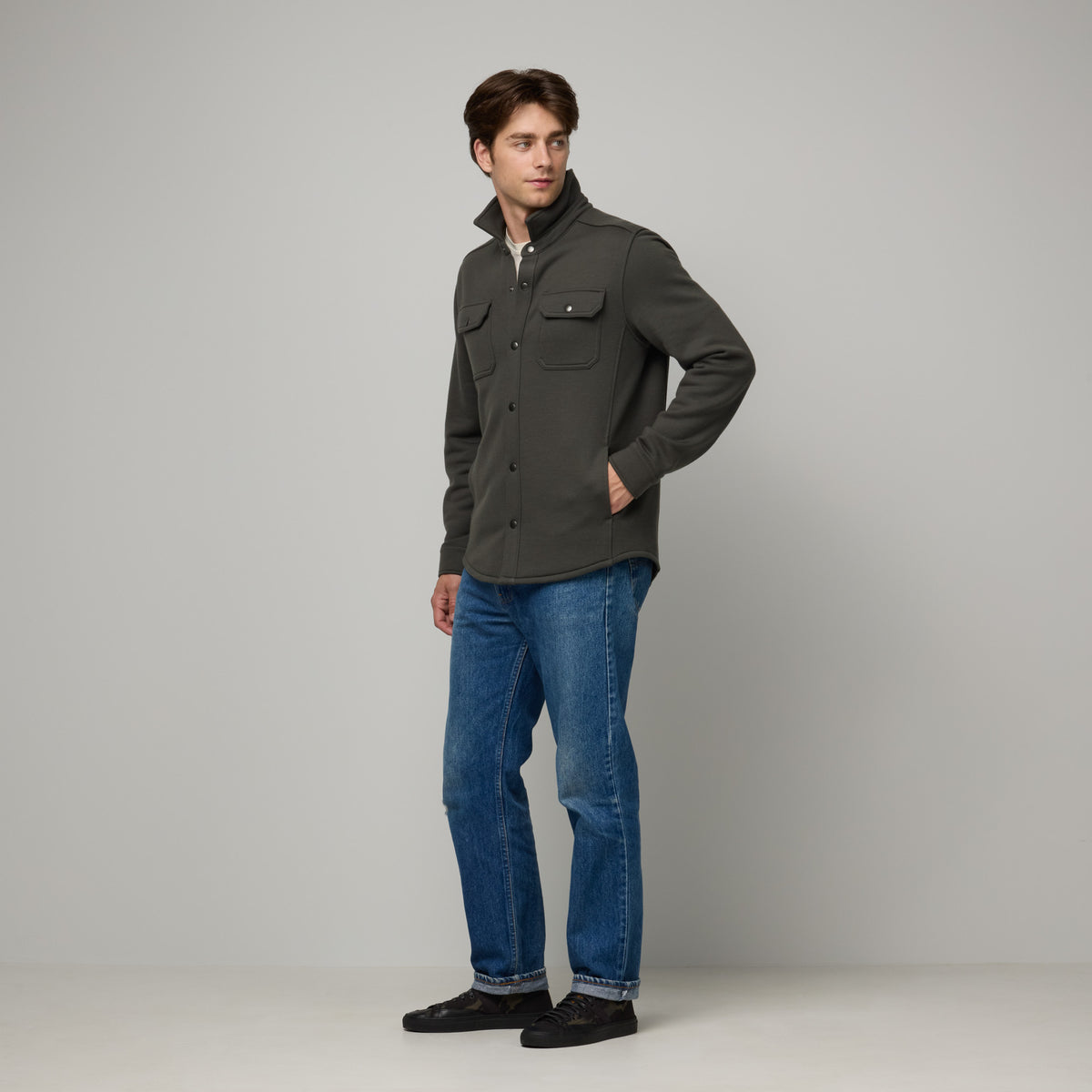 Brushback Shacket