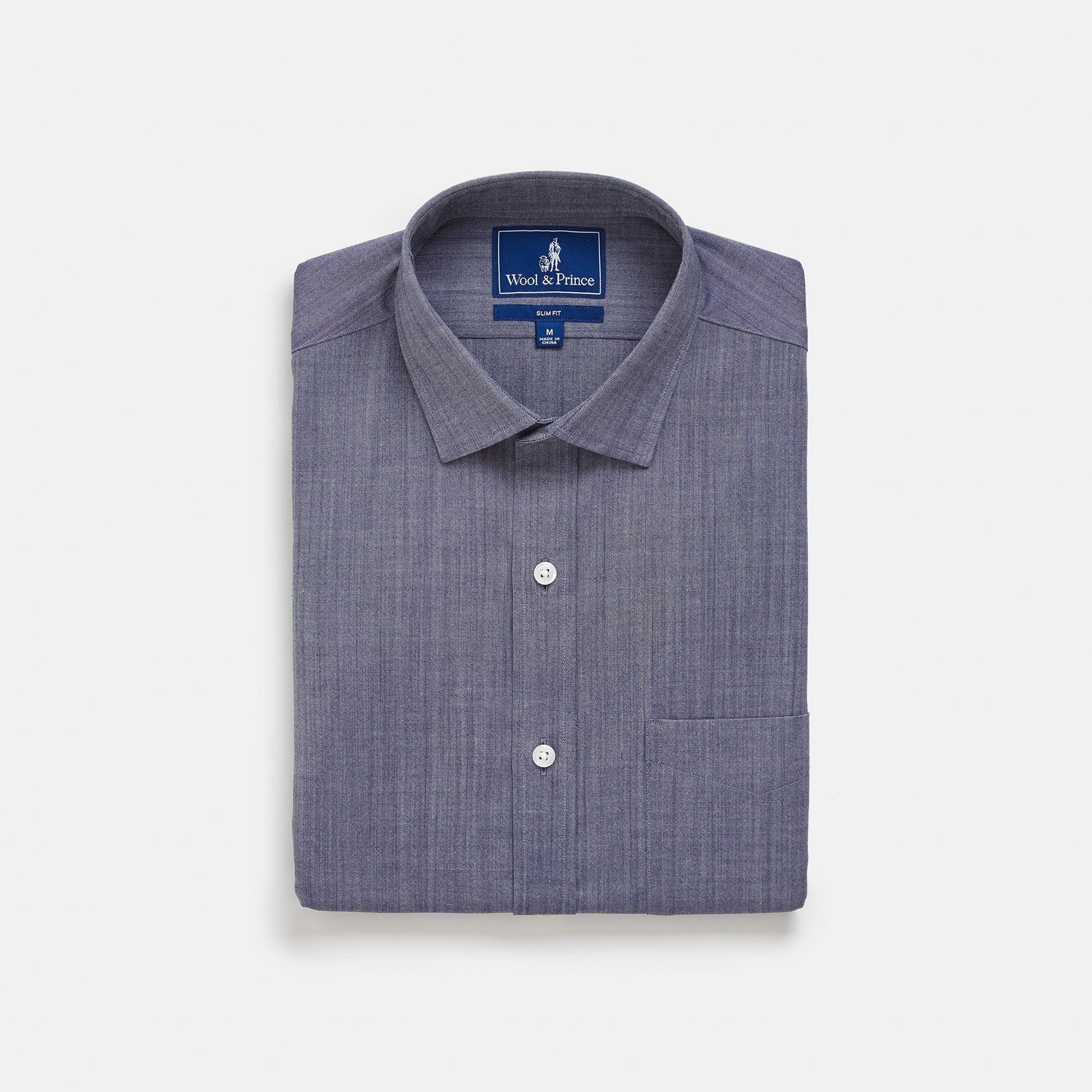 Merino Wool Dress Shirt | Dark Blue Oxford Dress Shirts | Wool&Prince Europe Merino Wool Dress Shirt | Dark Blue Oxford Dress Shirts | Wool&Prince Europe