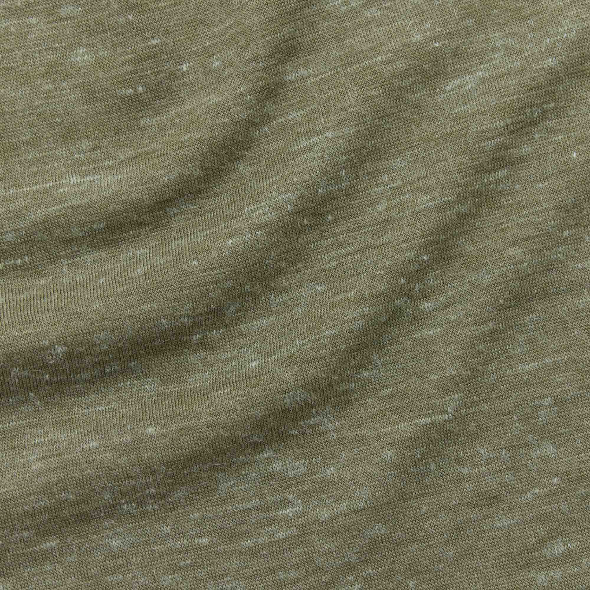 Wool Linen Crew Neck Tee