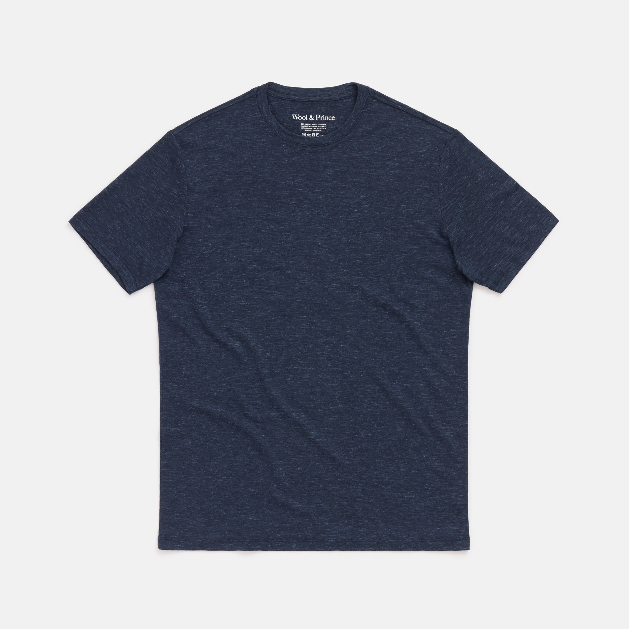 Wool Linen Crew Neck Tee