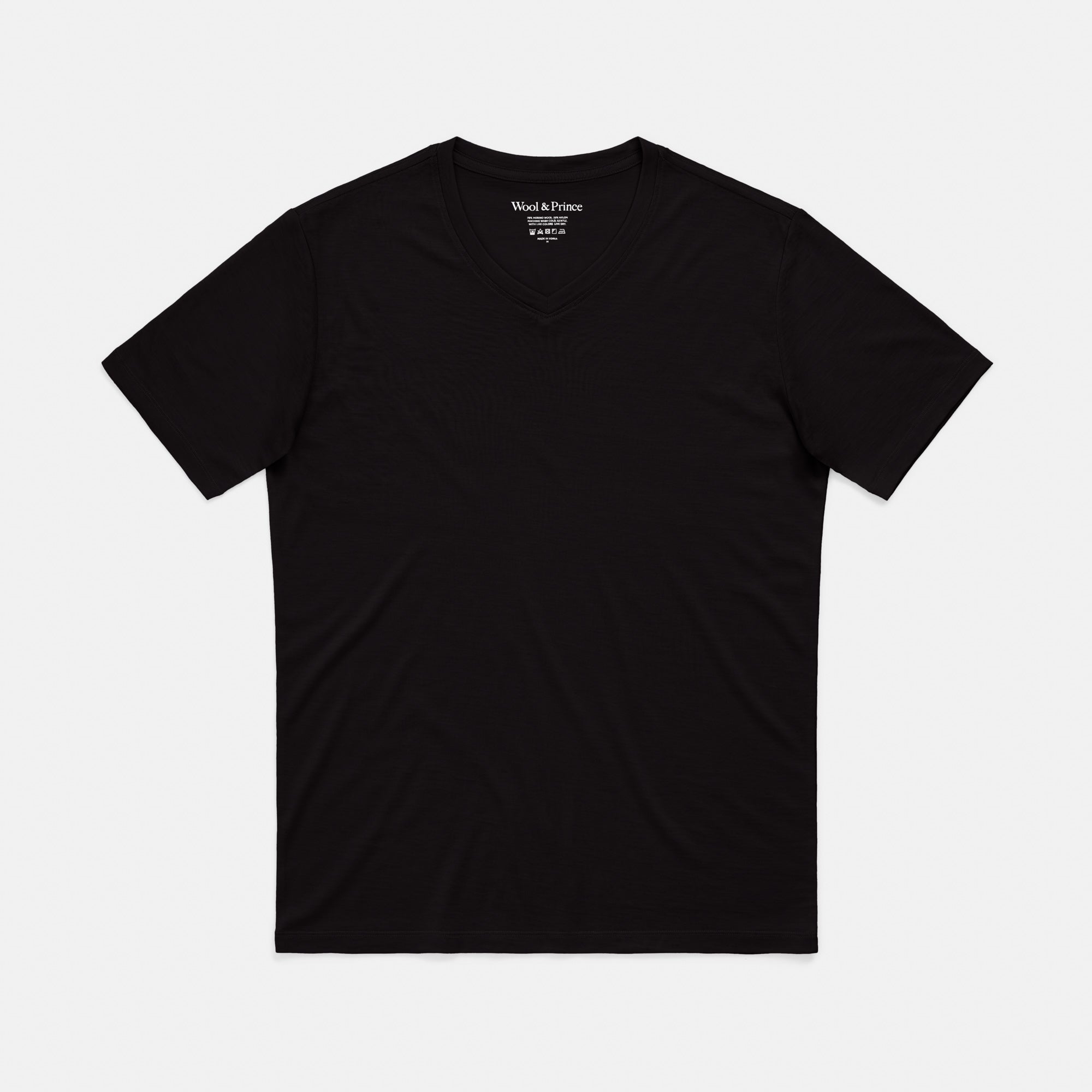 shallow v neck undershirt