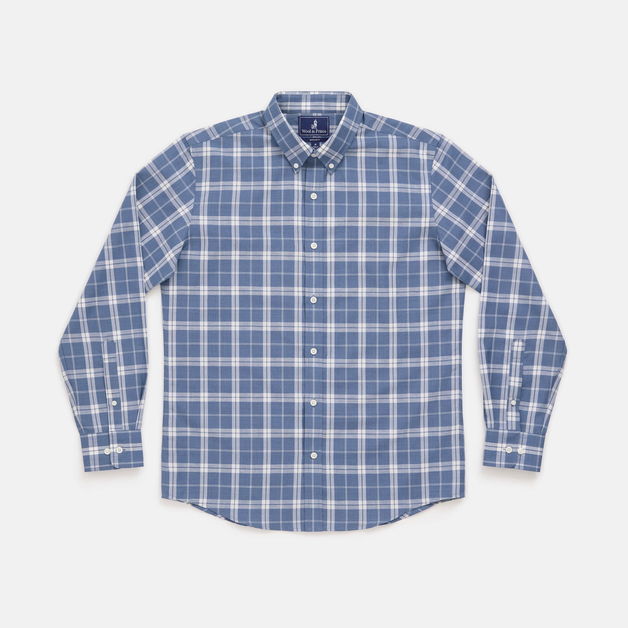 Wool Linen Button-Down Shirt