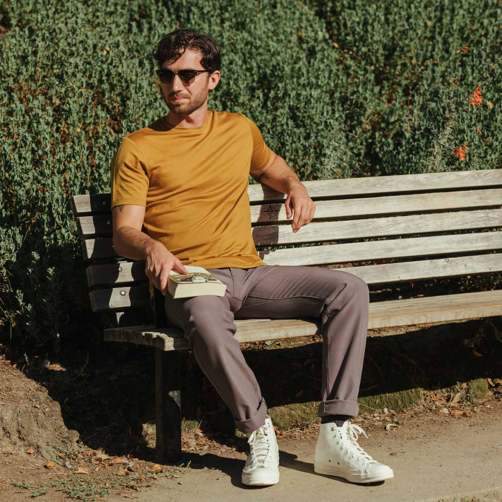 model-spec:Nick is 185cm, 84kg, and wears a size L